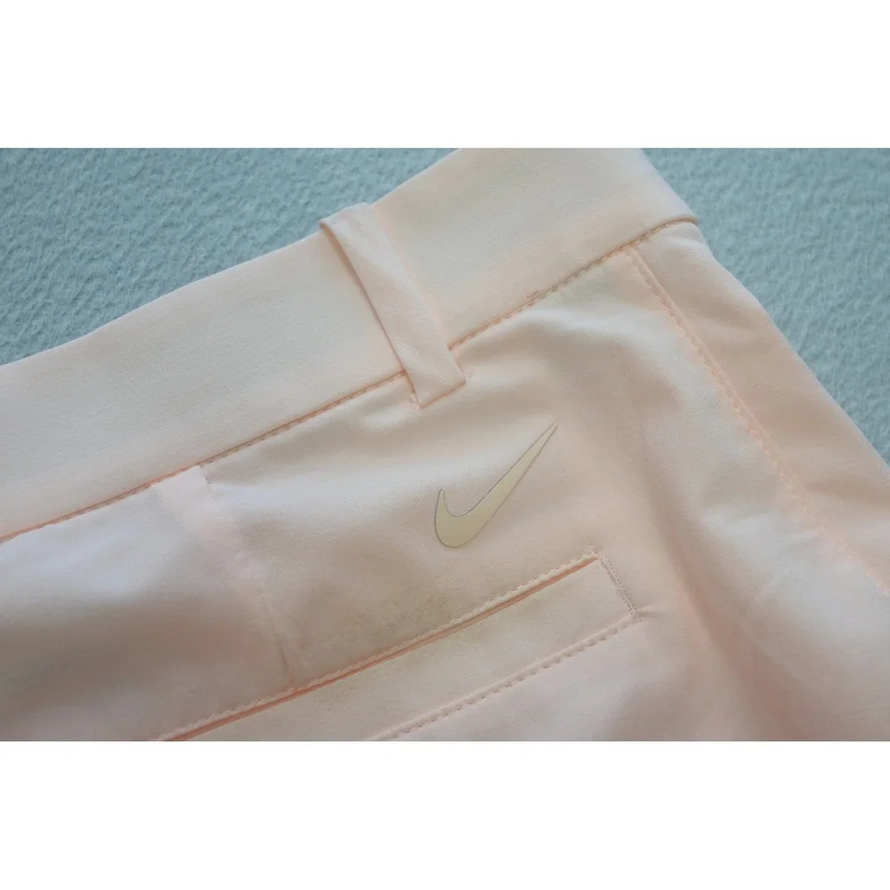 Nike Golf Shorts Mens 34 Peach Dri-FIT Standard Fit CU9740-814 Excellent